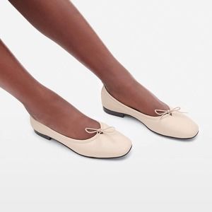 Everlane Cream Ballet Flats